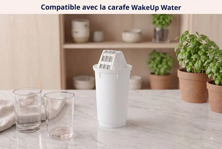 Cartouches filtrantes x2 pour carafe WakeUp Water